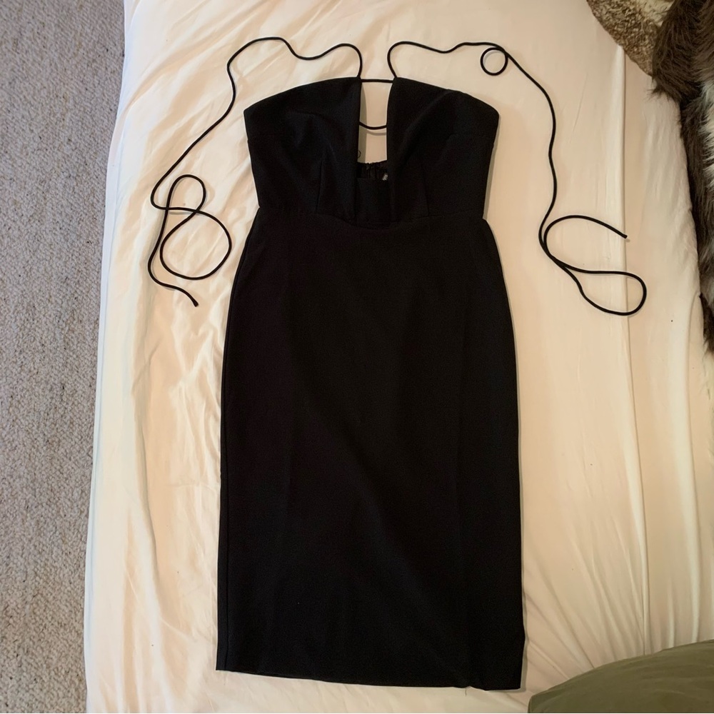 NWT Bardot Cristabel Plunge Midi Dress